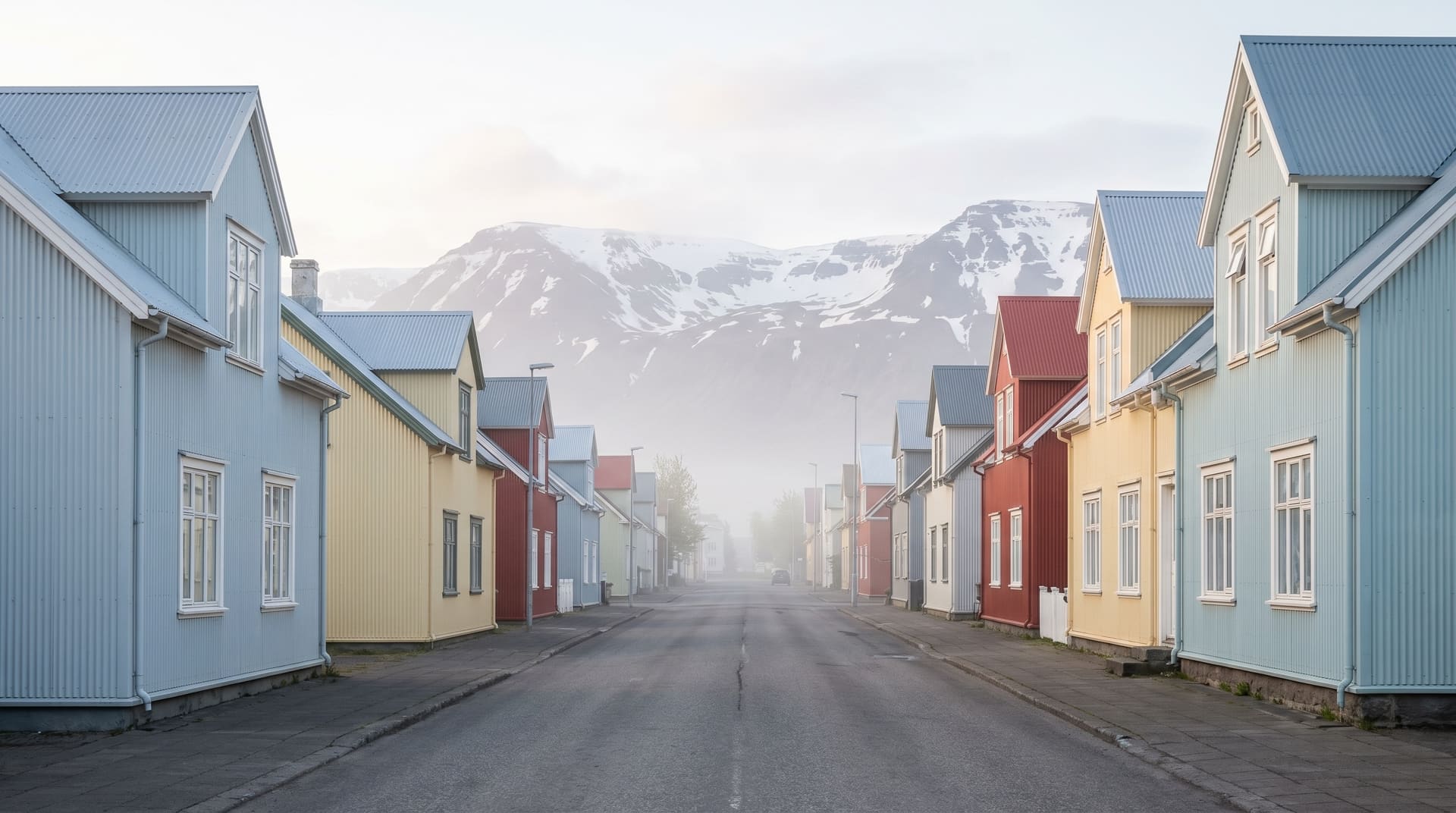 Akureyri, Iceland, editorial landmark