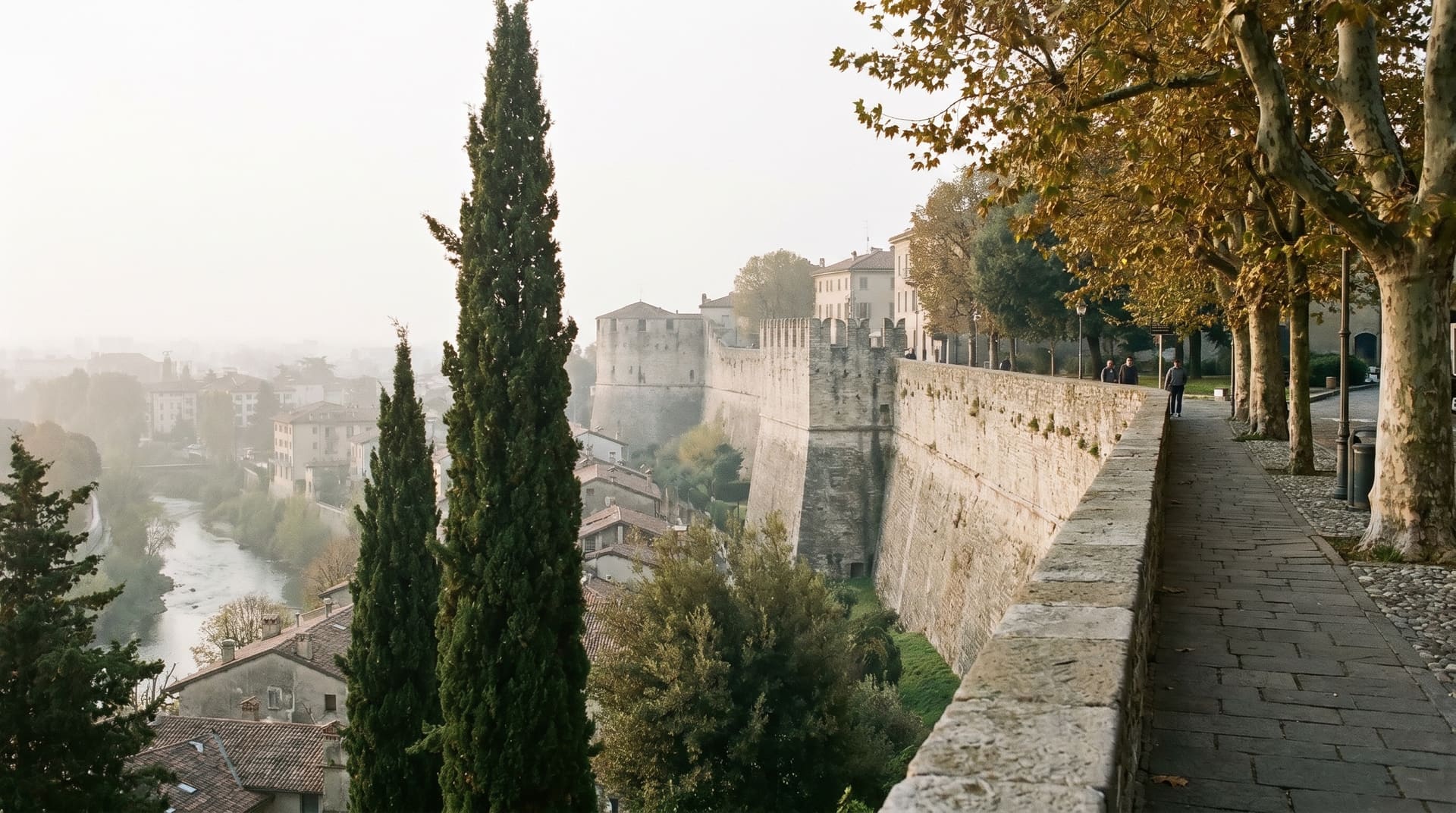 Bergamo, Italy, editorial landmark