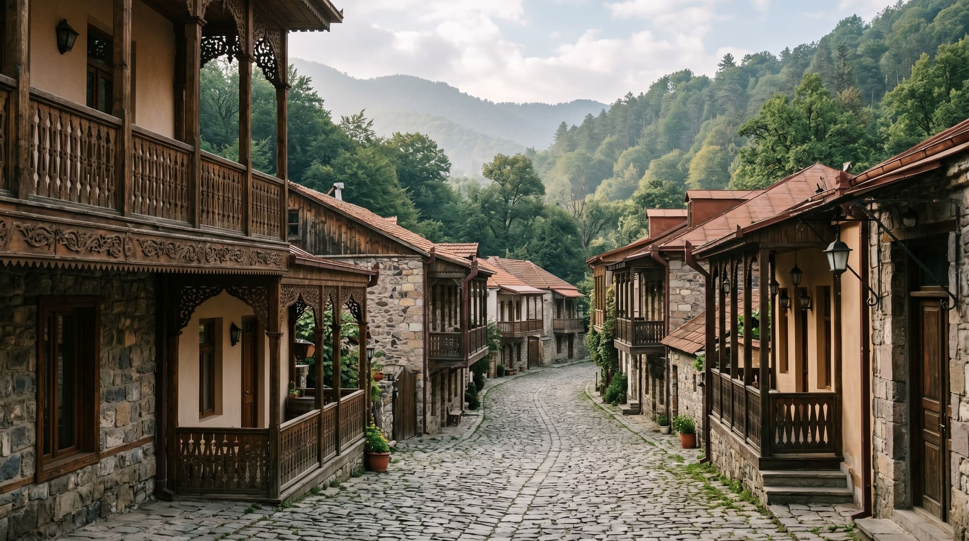 Dilijan, Armenia, editorial landmark