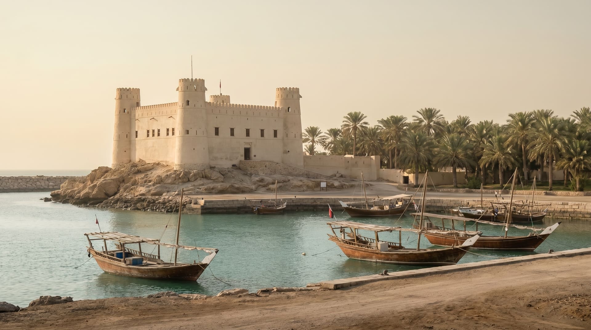 Khasab, Oman, editorial landmark