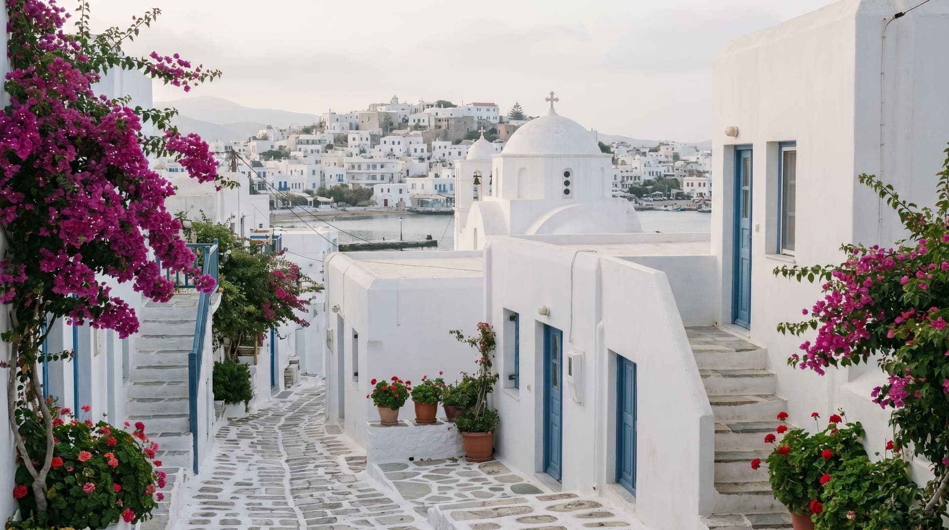 Naxos, Greece, editorial landmark