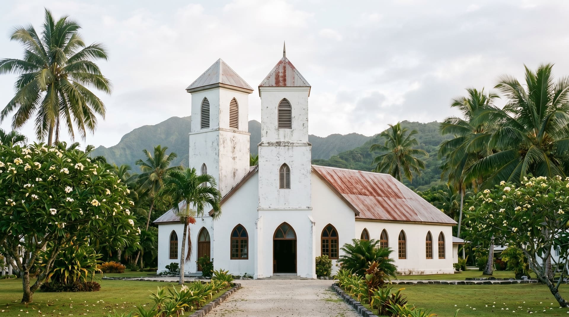 Rarotonga, Cook Islands, editorial landmark
